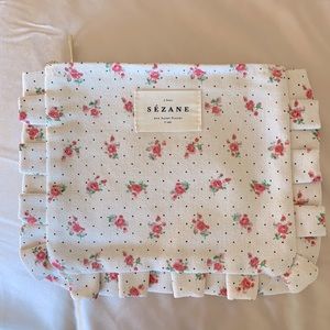 Sezane flower ruffled clutch FREE WITH BUNDLE